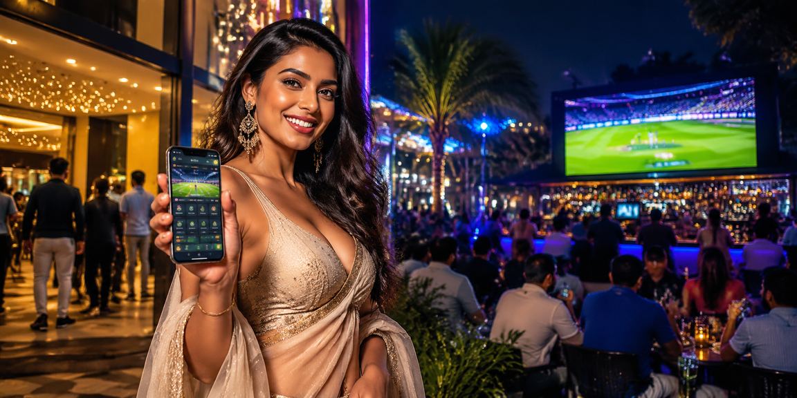 Goa cricket betting scene with Bollywood atmosphere